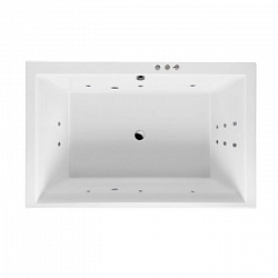 Акриловая ванна EXCELLENT Crown Lux 190x120 см «SMART», хром