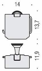 Держатель туалетной бумаги Colombo Design Hermitage В3391.OA бронза