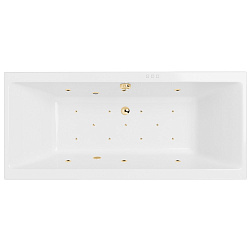 Акриловая ванна EXCELLENT Pryzmat 150x75 см «RELAX», золото