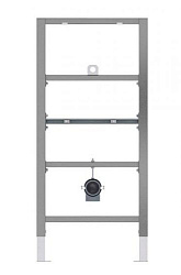 Инсталляция HYDROSMART для писсуара с креплением к полу и стене 07804.N