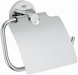Essentials Держатель для туалетной бумаги с крышкой, хром 40367001