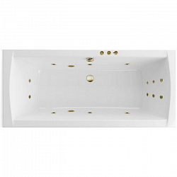 Акриловая ванна EXCELLENT Aquaria Lux 180x80 см «SMART», бронза