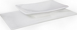 Столешница прямая Solid Glass, белый 100см