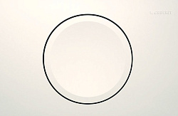 Смывная клавиша Geberit Delta15, смыв/стоп: Альпийский белый 115.109.11.1