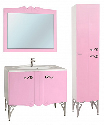 Мебель для ванной Bellezza Эстель 90 розовая