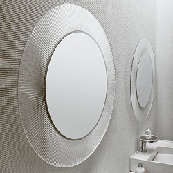 Laufen Kartell Зеркало круглое d=780мм, настенное, со скрытой подсветкой LED, цвет: прозрачный кристал1908