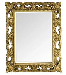 Зеркало прямоугольное ажурное H75xL95xP3 cm, бронза