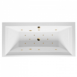 Акриловая ванна EXCELLENT Crown Grand 190x90 см «RELAX», золото
