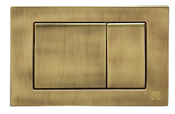 METAL DUAL Клавиша двойная универсальная h163x243 мм.(металл), золото