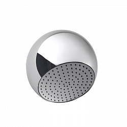 Carlo Frattini Wellness Верхний душ Sfera Ø 200 мм., настенный монтаж, сфера черная, цвет: хром