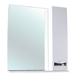 Абрис-80 зеркало-шкаф белое прав.