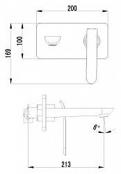 Смеситель Lemark Melange LM4926CW для раковины