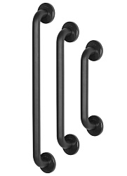 Mediclinics BR2400B Прямой поручень для инвалидов 540 мм (черный матовый)