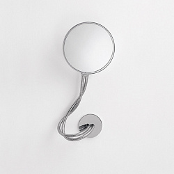 Agape Fusilli Зеркало двухстороннее d21см, подвесной, круглое, цвет: хром