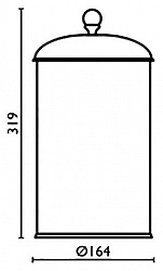 Мусорное ведро Bagno & Associati Folie FS91592 BR