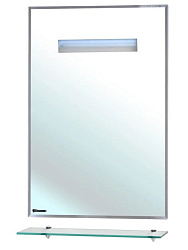 Ника-70 зеркало с полкой (внутр. подсветка)