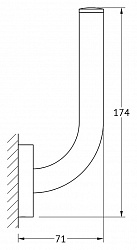 Держатель для запасных рулонов Ellux Elegance ELE 063