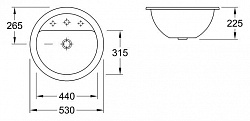 Раковина Villeroy & Boch Loop & friends 5180 4001 alpin