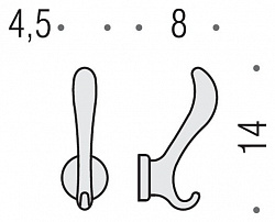 Крючок Colombo Design Appenditutto AR17.OL