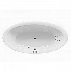 Акриловая ванна EXCELLENT Lumina 190x95 см «LINE», хром
