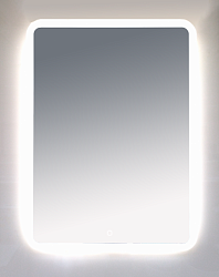 Misty 3 Неон -  Зеркало LED  600х800 сенсор на зеркале