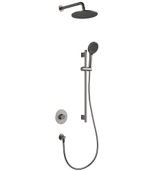 Душевой комплект ARROWAG372001GGP-1 с ВНУТРЕННЕЙ ЧАСТЬЮ, с термостатом, серый