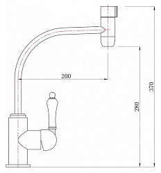 Смеситель Zorg Clean Water ZR 323 YF-33 для кухонной мойки