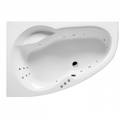 Ванна EXCELLENT Newa 160x95 (левая) "SMART" (хром)