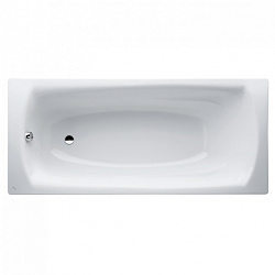 Laufen PALADIUM стальная ванна встраиваемая 1700x750 мм, эмалированная сталь (3,5 мм), шумоизоляционное покрытие, без отверстий для ручек, белый1914