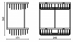 Полка Bagno & Associati Grand Hotel GH15891 COP