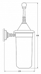 Ершик 3SC Stilmar STI 124 хром, золото