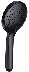 ZDOC125NO Ручной душ 110 mm из ABS 3 режима, черный матовый GINEVRA Paffoni