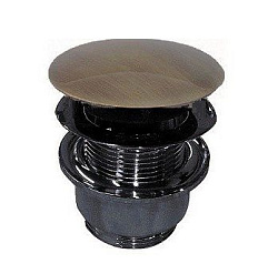 Kerasan Nolita Донный клапан Click-Clack 1" 1/4 с керамической крышкой, цвет: Ruggine 923383