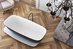 Отдельностоящая ванна MILO FS 174x75 BLACK