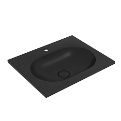 Раковина VCB-4H600A из кварца, цвет антрацит