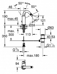 Смеситель Grohe Lineare 19296000 для душа