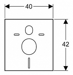 Шумоизоляционная панель для инсталляции Geberit 156.050.00.1