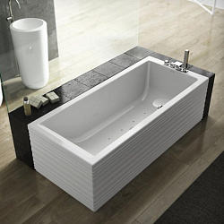 Ванна Jacuzzi Moove Blower Air 170x75x57 см пристенная, Dx, цвет: белый сатинированный