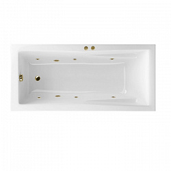 Акриловая ванна EXCELLENT Palace 180x80 см «SOFT», бронза