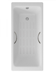 Чугунная ванна Delice Parallel 170х70х42 см с антискользящим покрытием