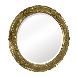 Зеркало круглое D79xP7 cm, бронза