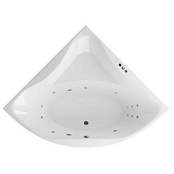 Акриловая ванна EXCELLENT Glamour 150x150 см «SMART», хром