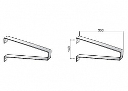 Кронштейны Disegno Ceramica Splash VA30500020