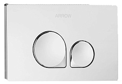 Клавиша смыва Arrow для Smart унитаза AKH1051H, для инсталляции AHY1051, хром глянец ABM808