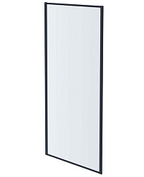 AQ ARI WA 09020GM Неподвижная душевая стенка 900x2000, для комбинации с дверью, профиль оружейная сталь, стекло прозрачное