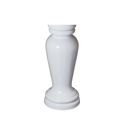 IMPERO Колонна тюльпана, белая керамика