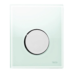 TECEloop Urinal,  стекло зеленое, клав. хром глян.2177