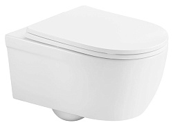 Унитаз подвесной ARROW AHB2105H, безободковый, белый