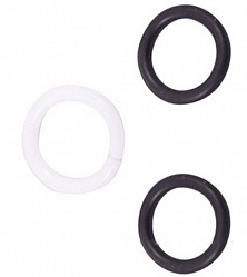 SD0148 Прокладки для круглого излива, d14 мм., 2 шт. резиновые, 1шт. пластмассовая