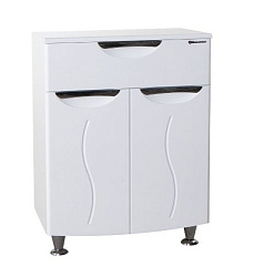 Глория-50 тумба напольная с 1 ящ. белая